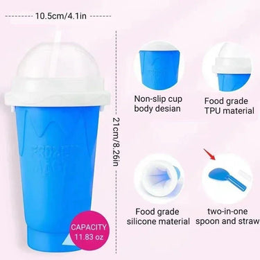 Large Capacity Slushy Maker Cup for Smoothies - InspiredGrabs.com